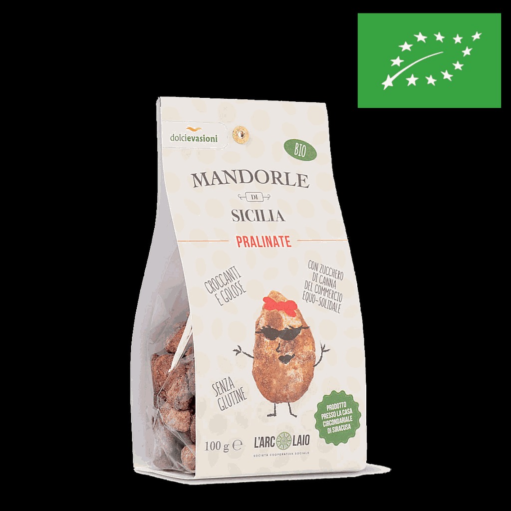 kandierte sizilianische Mandeln, 100g (100g - 3.31 €)